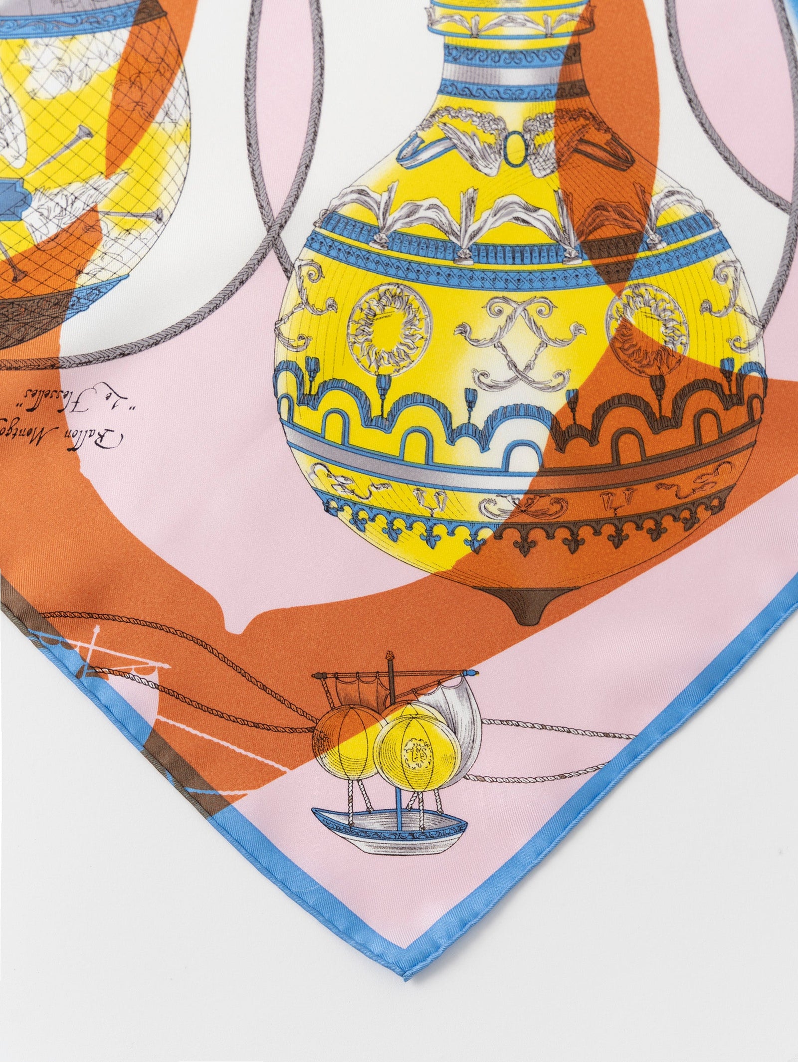 シルクスカーフ88＞コラージュバルーンヒストリー – manipuri