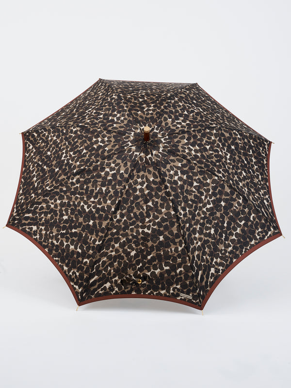 &lt;Long Umbrella for Rain or Shine&gt; Leopard Zebra