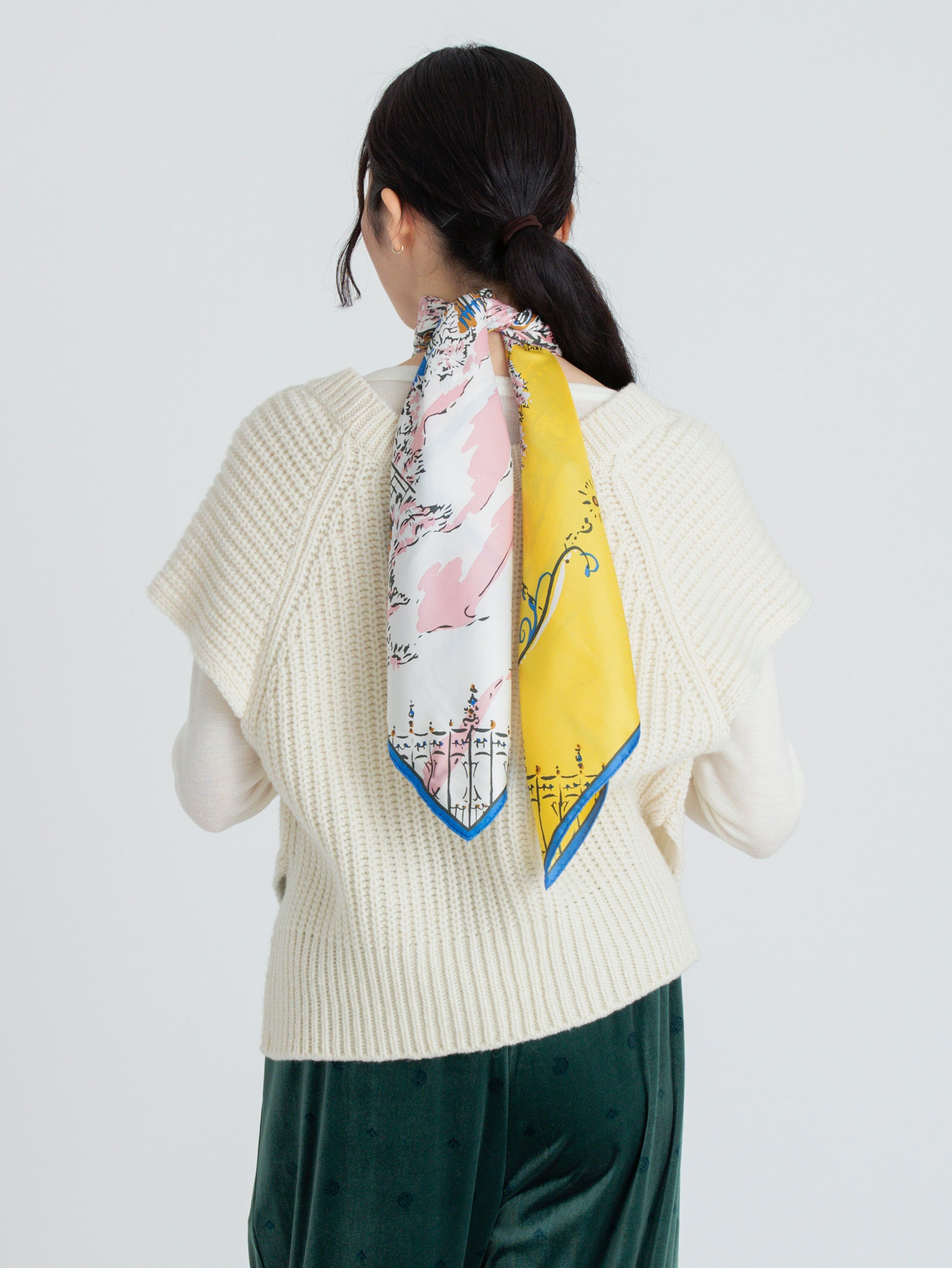 シルクスカーフ88＞ウィンタリーランドスケープ – manipuri