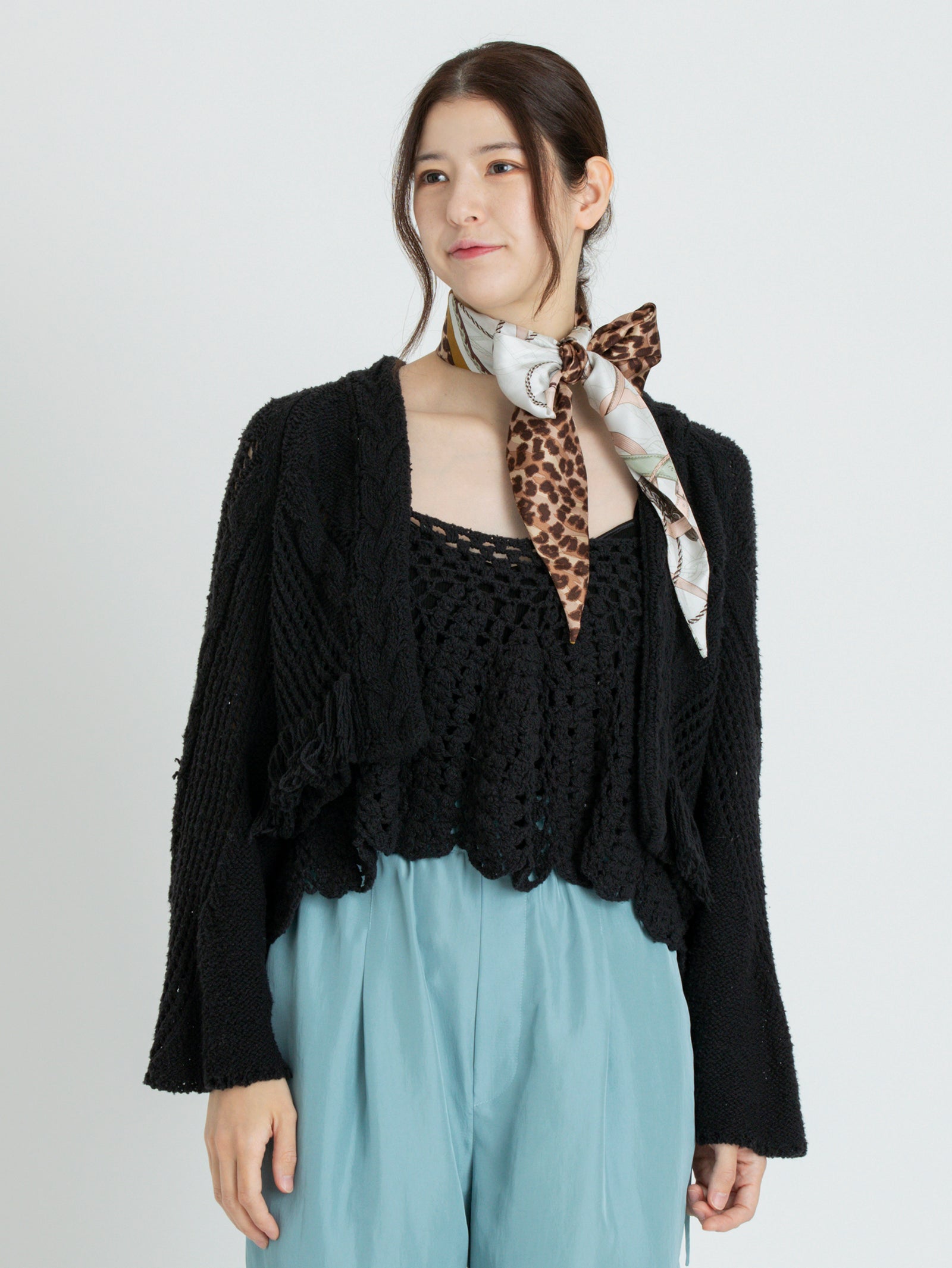 ダイヤ型スカーフ＞レオパードゼブラ – manipuri