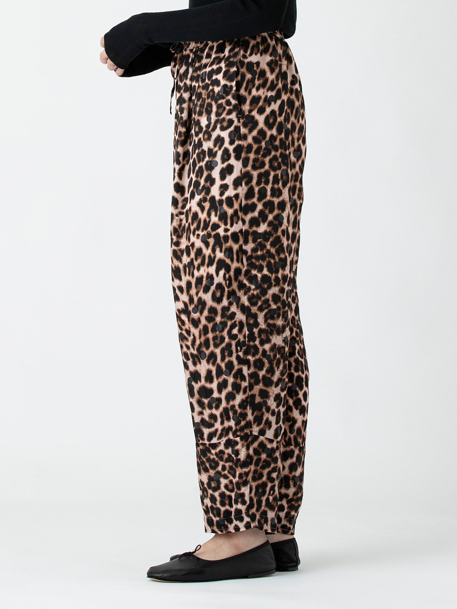 ロングパンツ＞ドット×レオパード – manipuri