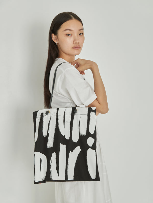 CANVAS PRINT TOTE BAG / LOGO