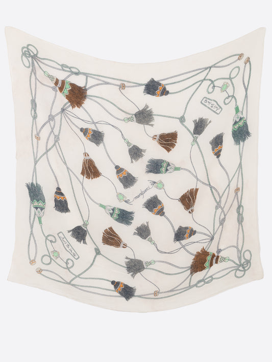 ＜コットンシルクストール120＞ブレードタッセル