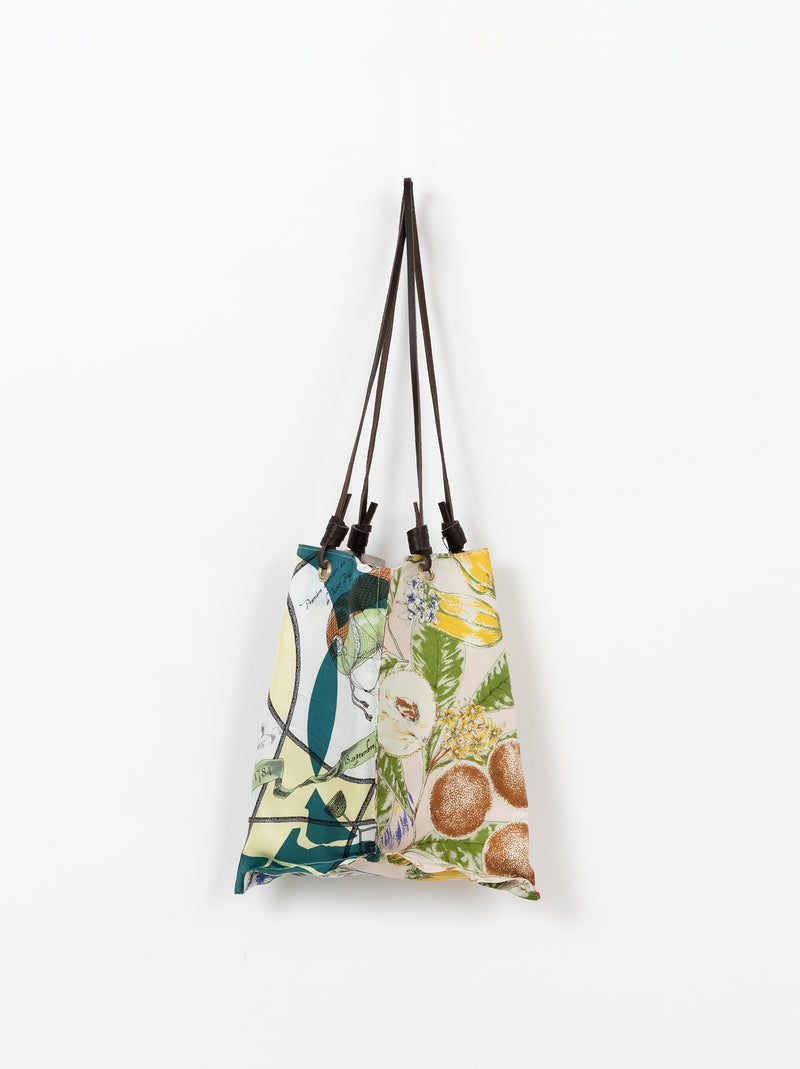 REVERSIBLE PRINT TOTE BAG S / COLLAGE BALLOON HISTORY