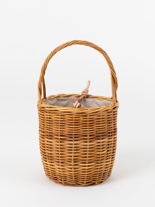 BASKET BAG / NATURAL GRASS HANDLE