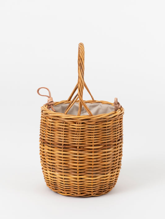 BASKET BAG / NATURAL GRASS HANDLE