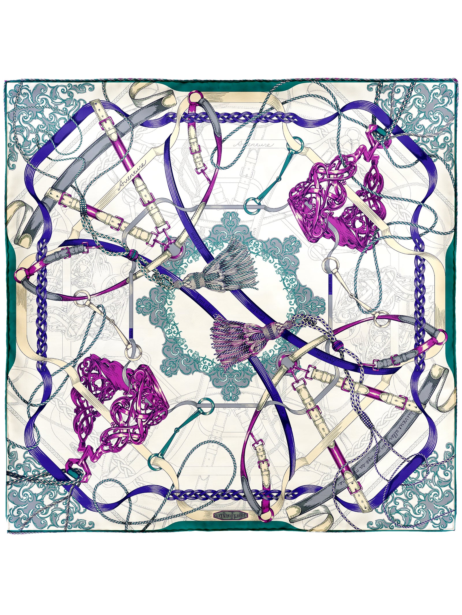 シルクスカーフ88＞タッセルストラップ – manipuri