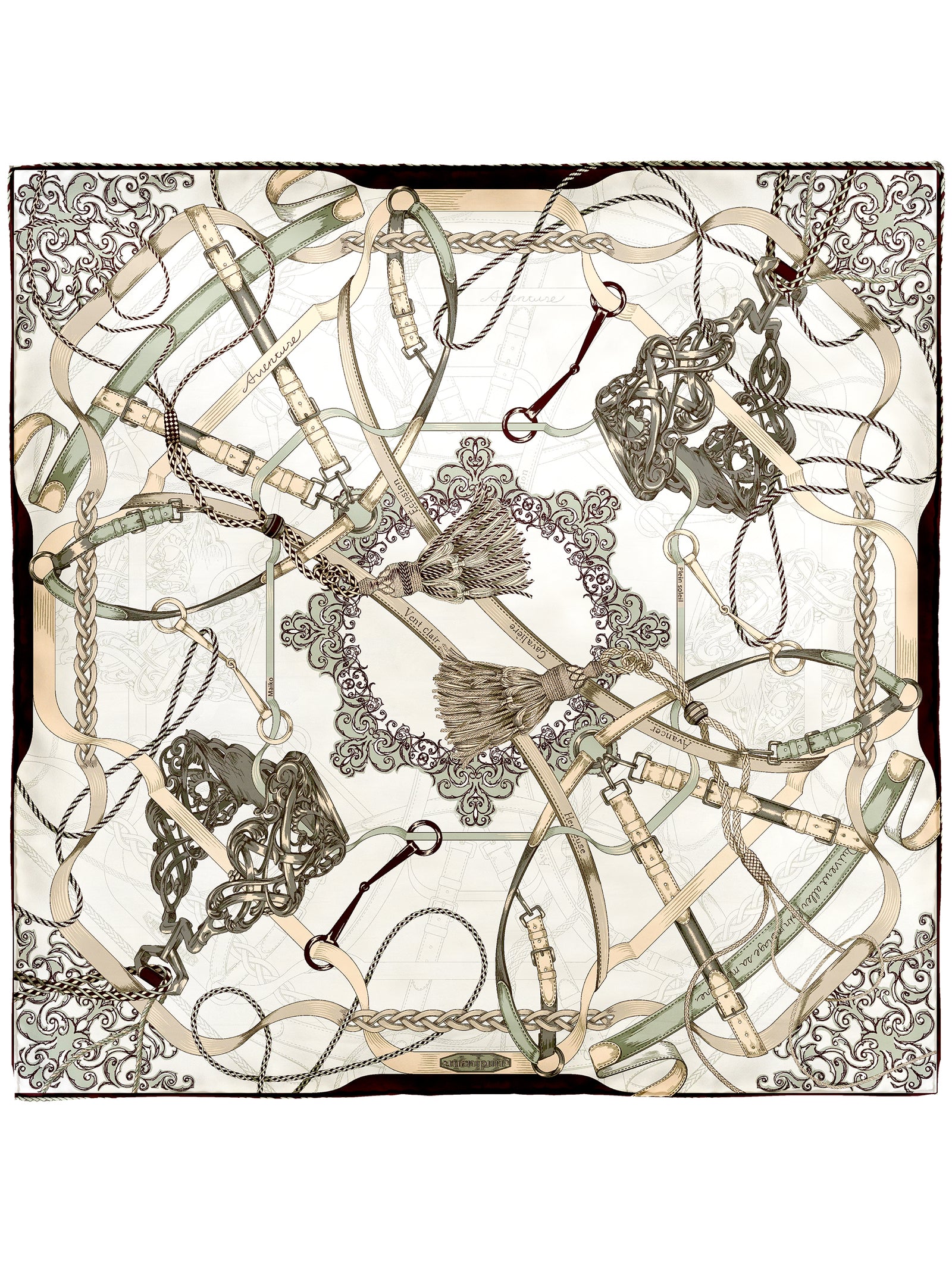 シルクスカーフ88＞タッセルストラップ – manipuri