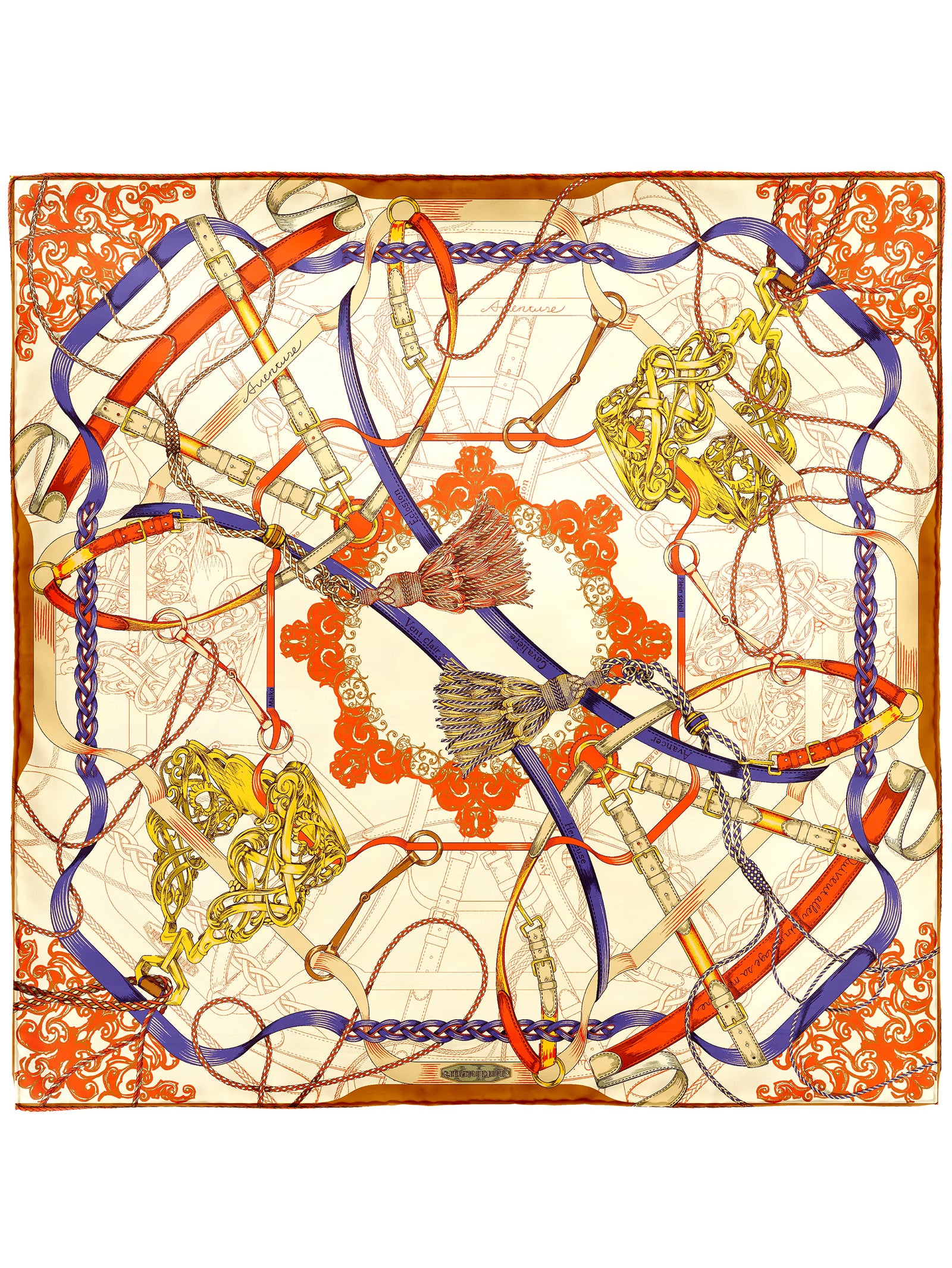 シルクスカーフ88＞タッセルストラップ – manipuri