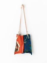 REVERSIBLE PRINT TOTE BAG S / COLLAGE ROSE