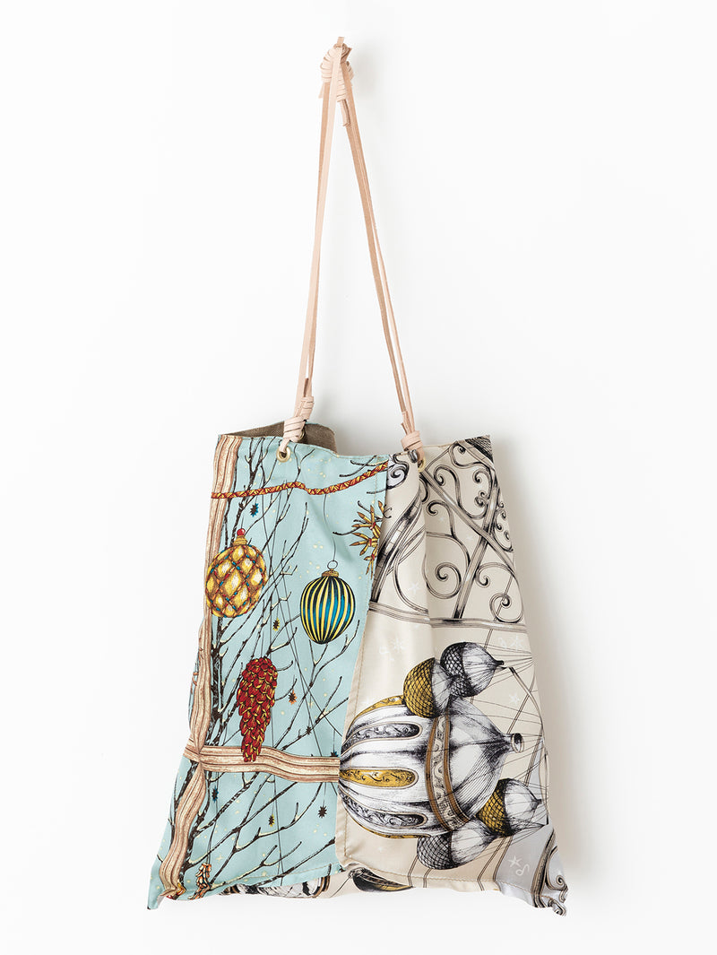 REVERSIBLE PRINT TOTE BAG L / HYGGE