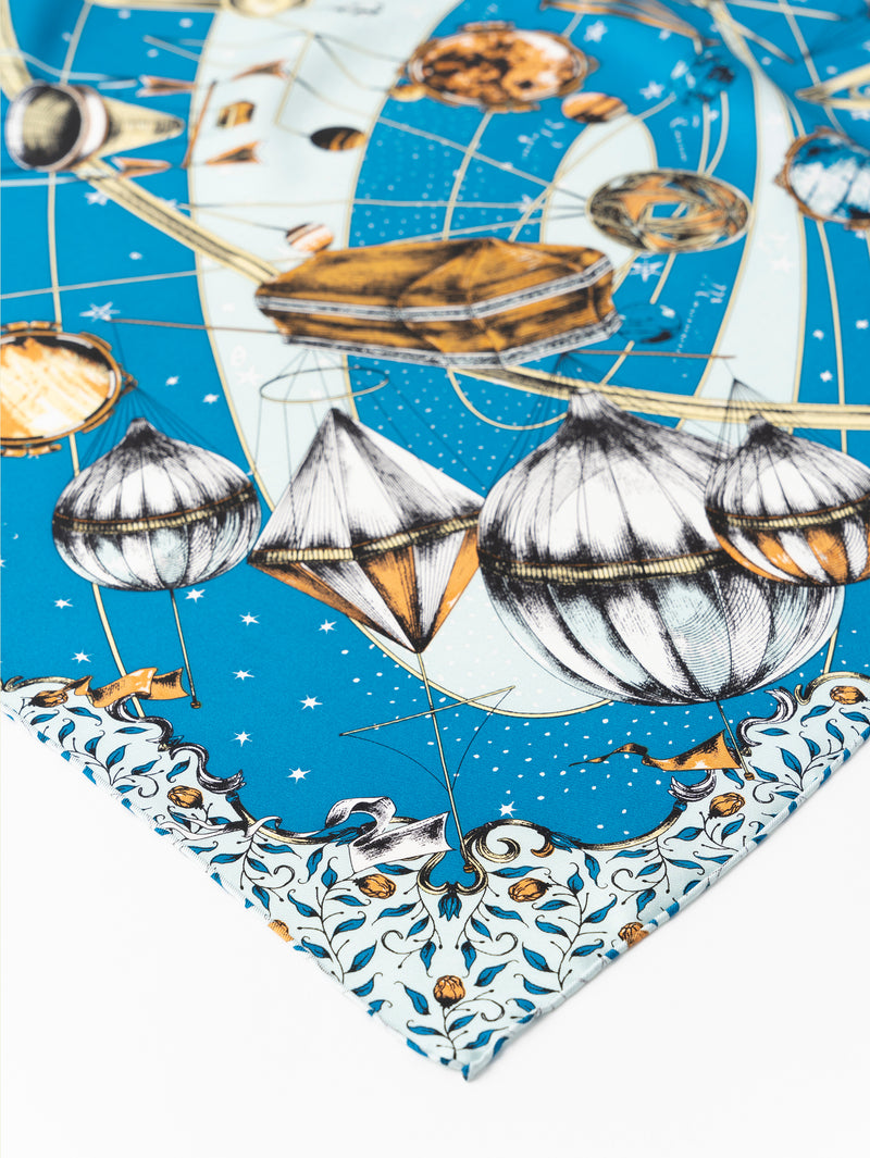 SILK SCARF 65 / PLANETARY BALLOON