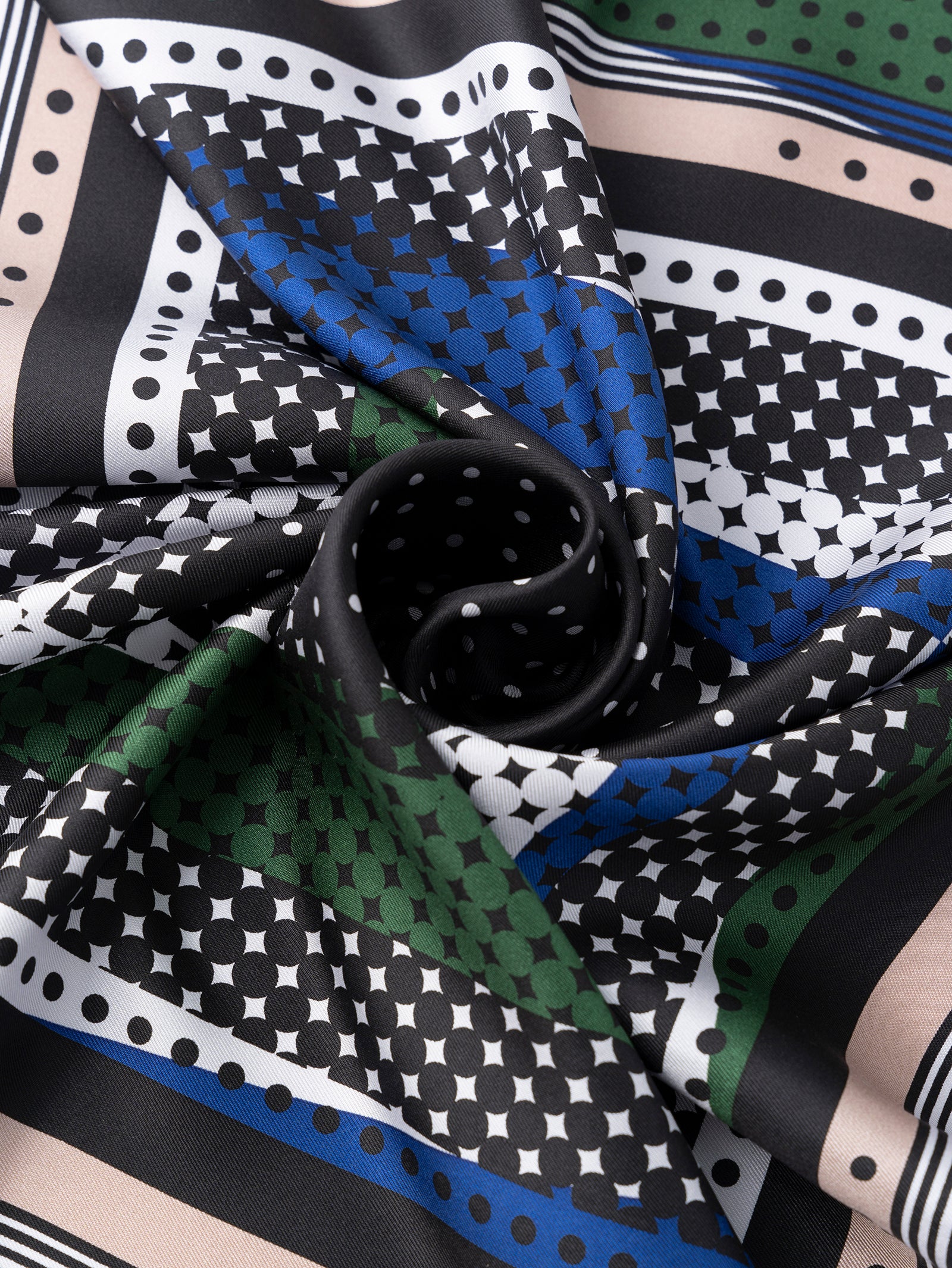 未使用品訳あり】マニプリ シルクスカーフ スピックアンドスパン