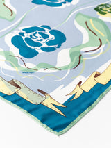 SILK SCARF 65 / COLLAGE ROSE