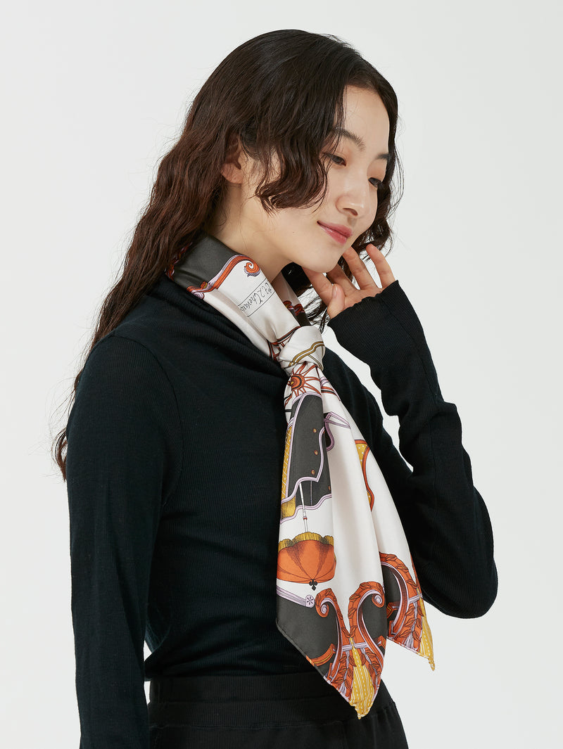 SILK SCARF 88 / CARRIAGE