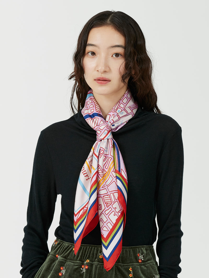 SILK SCARF 88 / SOMEWHERE