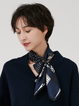 SILK SCARF 65 / MIX DOTS3