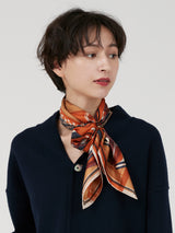 SILK SCARF 65 / COLLAGE JOCKEY