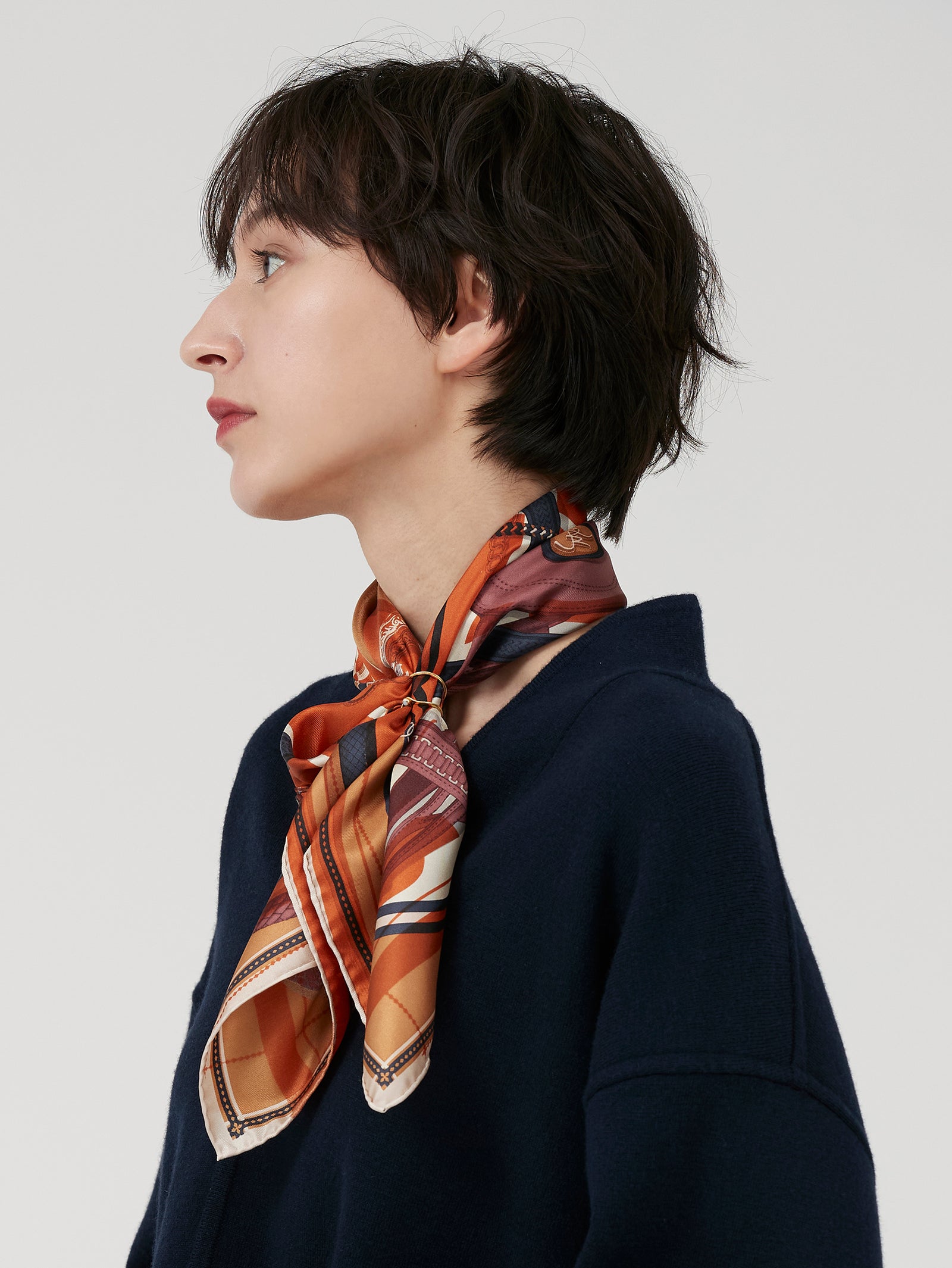 シルクスカーフ65＞コラージュジョッキー – manipuri