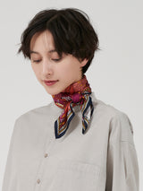 SILK SCARF 65 / DAHLIA RONDO