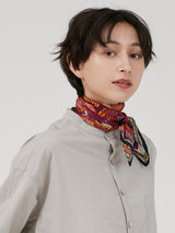 SILK SCARF 65 / DAHLIA RONDO