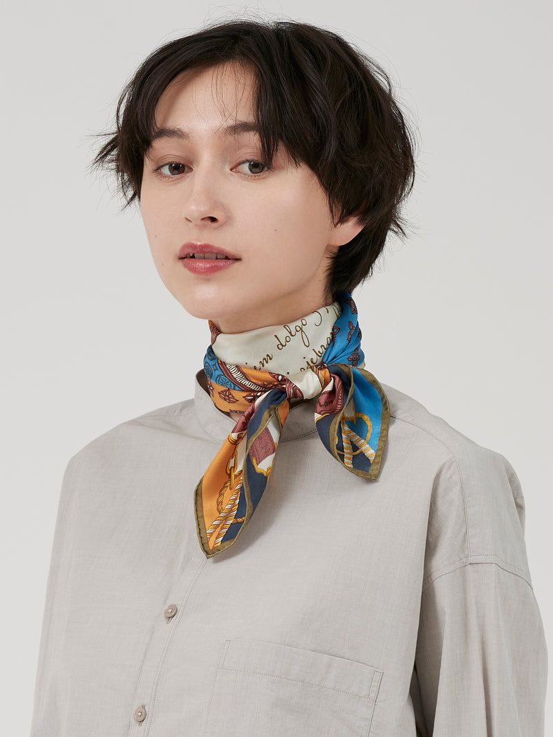 SILK SCARF 65 / CRESTBELT