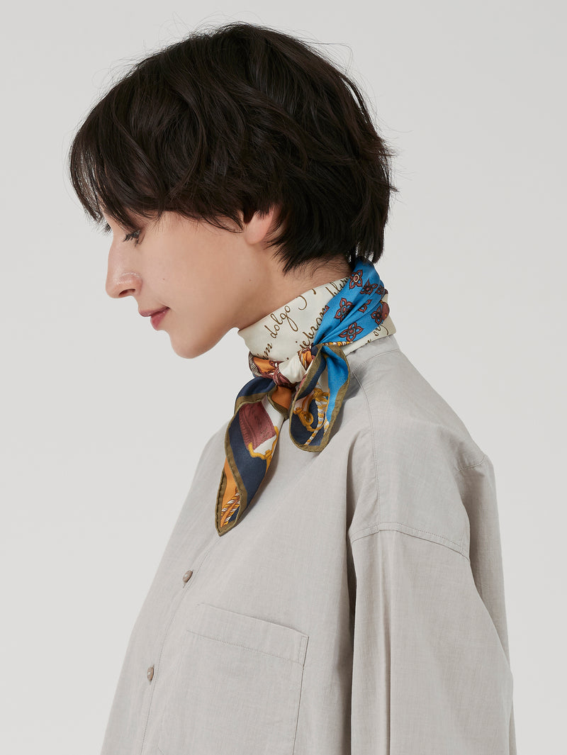 SILK SCARF 65 / CRESTBELT