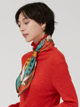 SILK SCARF 65 / CRESTBELT