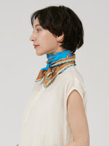 SILK SCARF 65 / FLORA