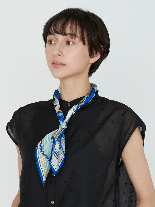 SILK SCARF 65 / TANGLE BELT