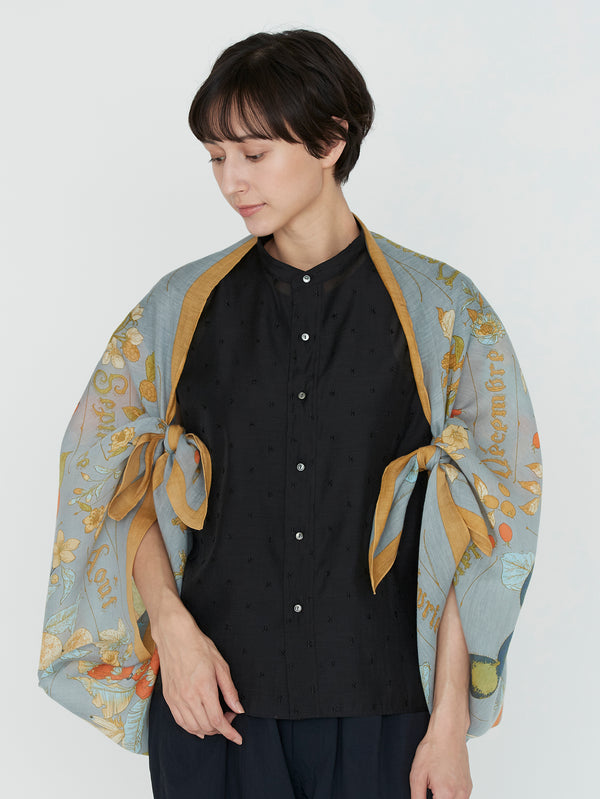 COTTON SILK STOLE 120 / SEASONAL FRUITS