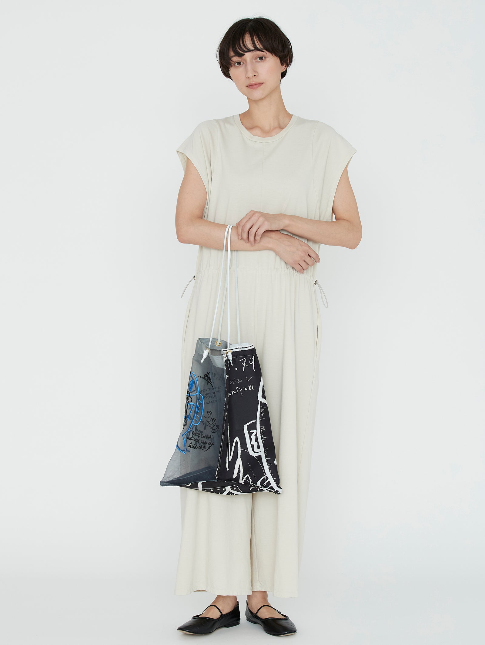 新同品 サイン入りプリント付『Some Insects』テリ・ワイフェンバック オーガンジートートバッグL＞インバージョンフィッシュ – manipuri