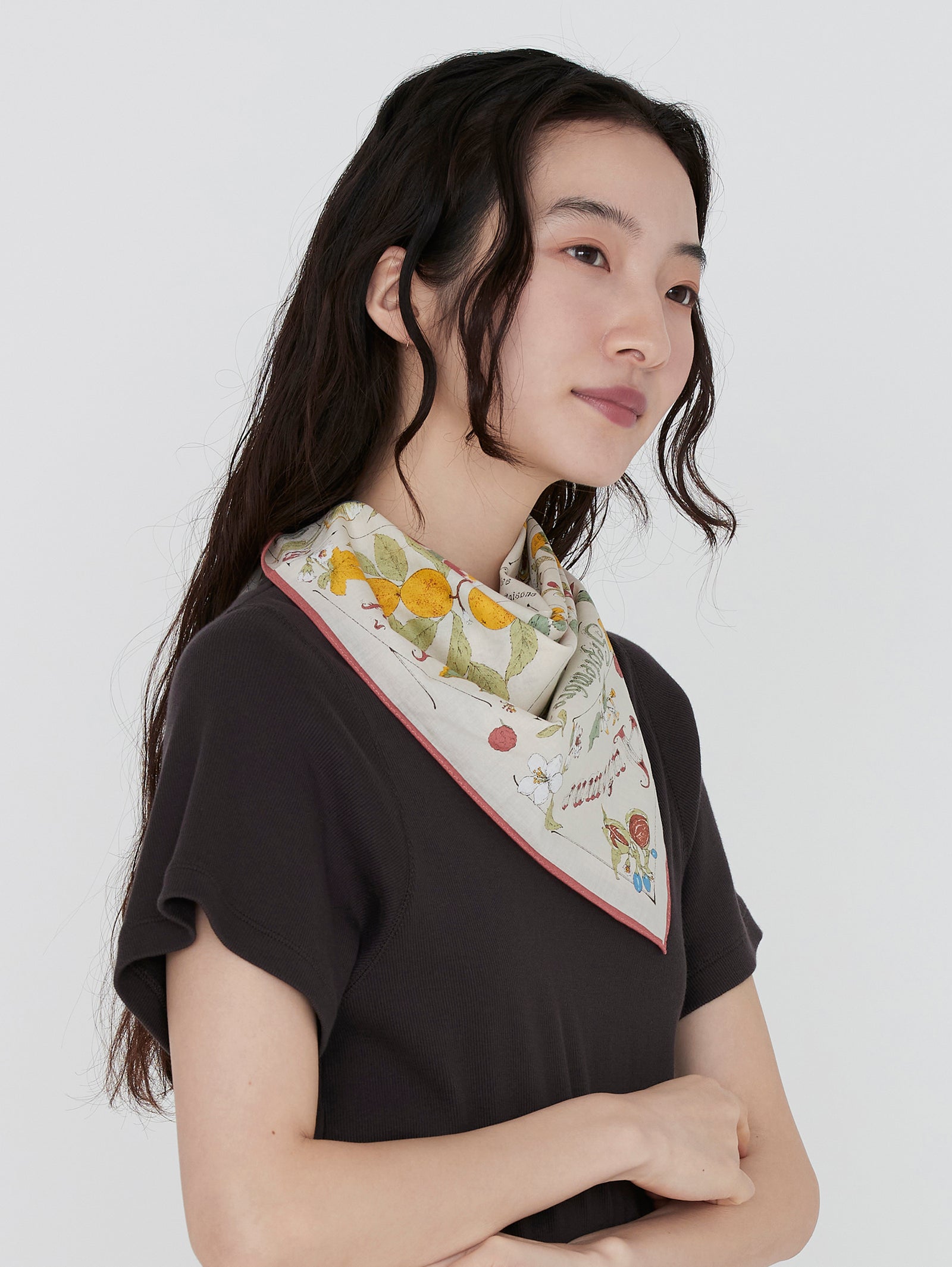 コットンスカーフ65＞シーズナルフルーツ – manipuri