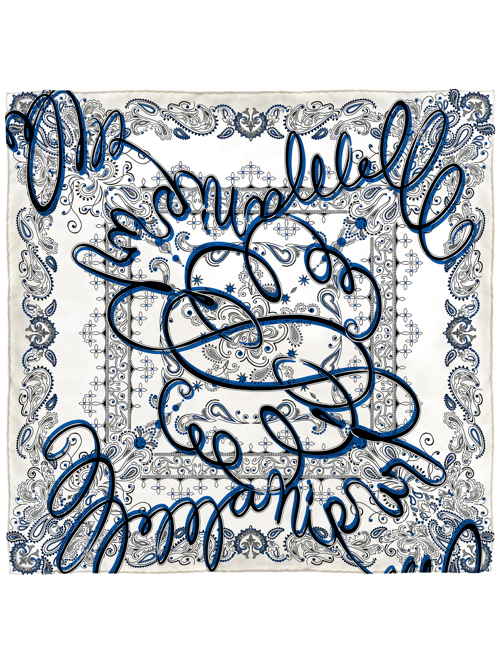 新品未使用ピモンテPIMENTEマニプリバンダナ柄スカーフ シルクスカーフ65＞デコラティブバンダナ – manipuri