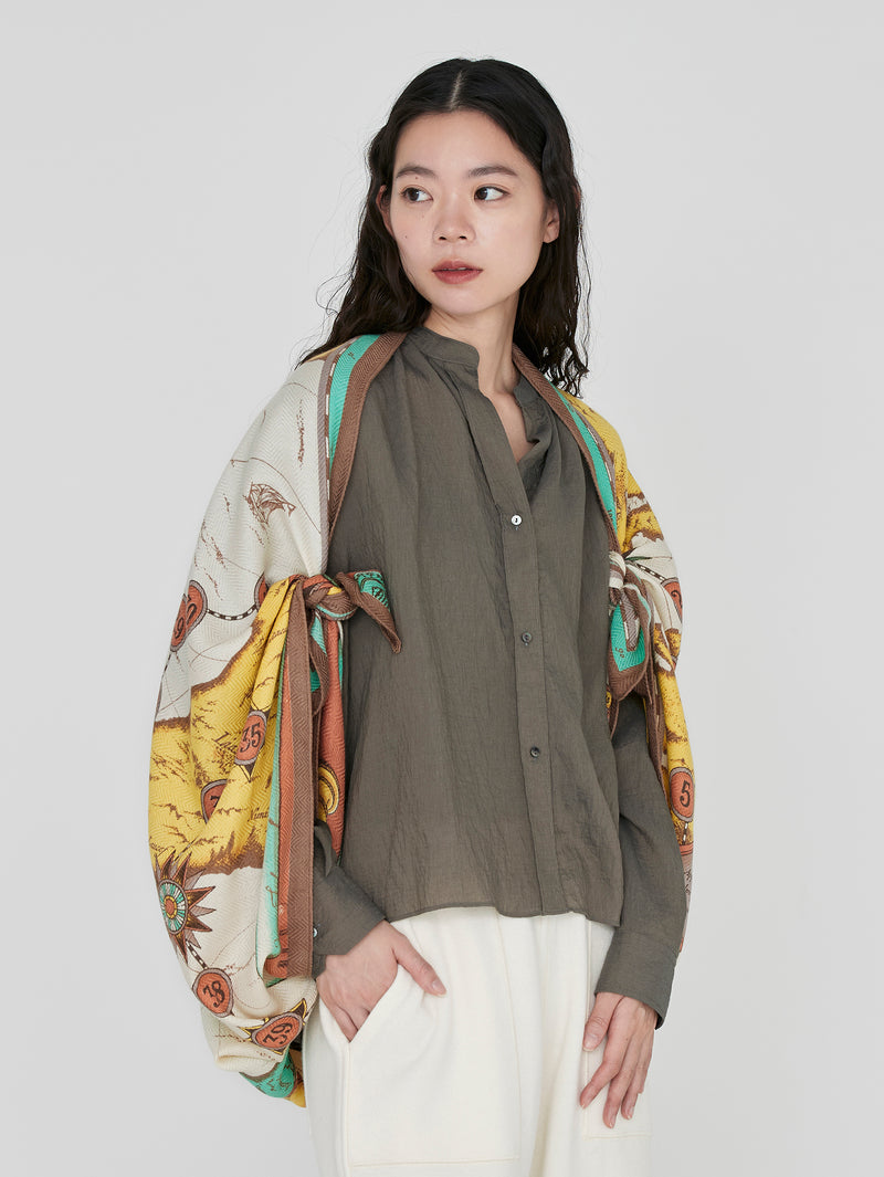 ＜ウールシルクストールヘリンボーン織120＞モノポリ