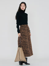 REVERSIBLE PRINT TOTE BAG L / ANTIQUE RECIPE