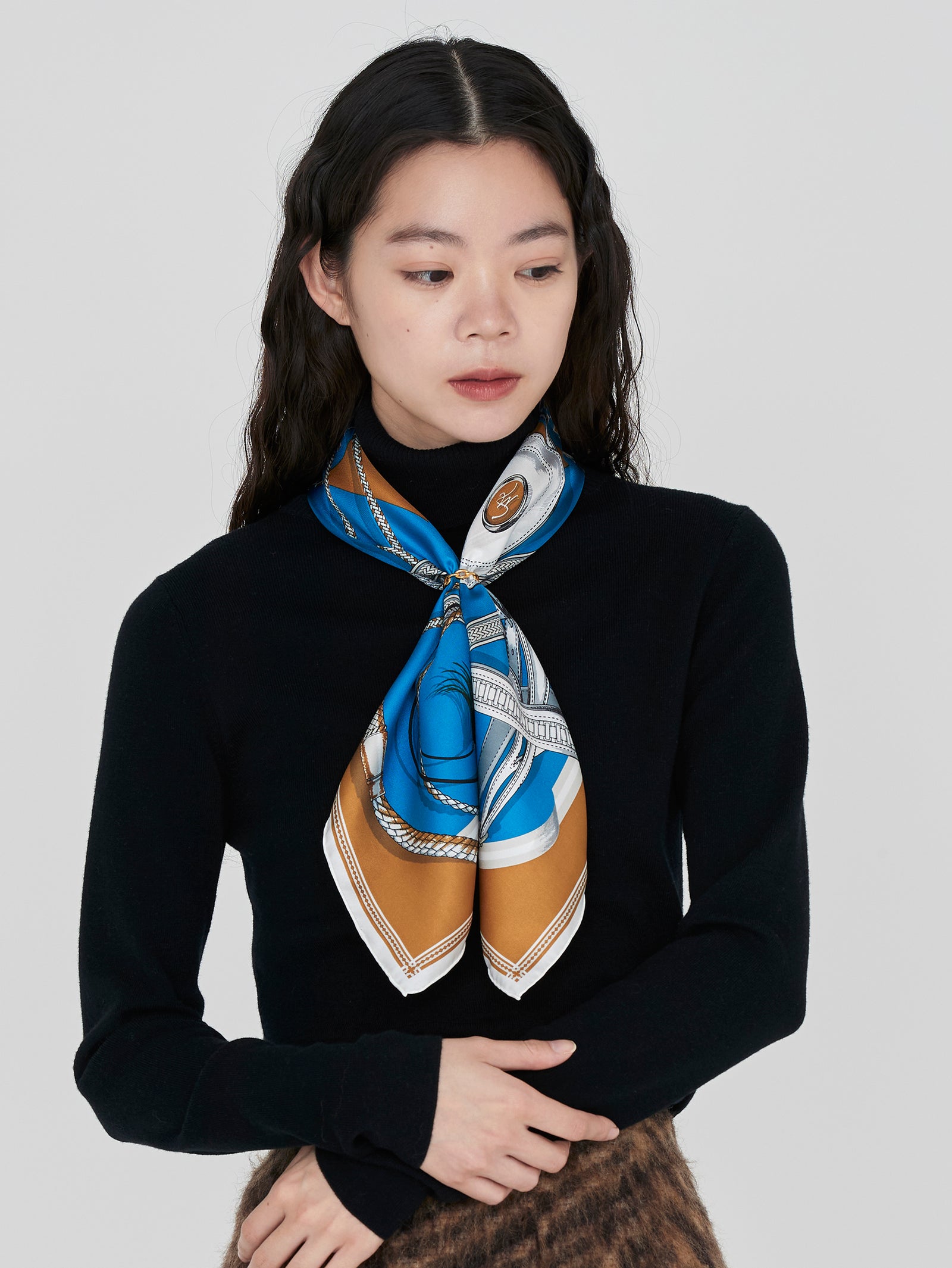 SILK SCARF 65 / JOCKEY – manipuri