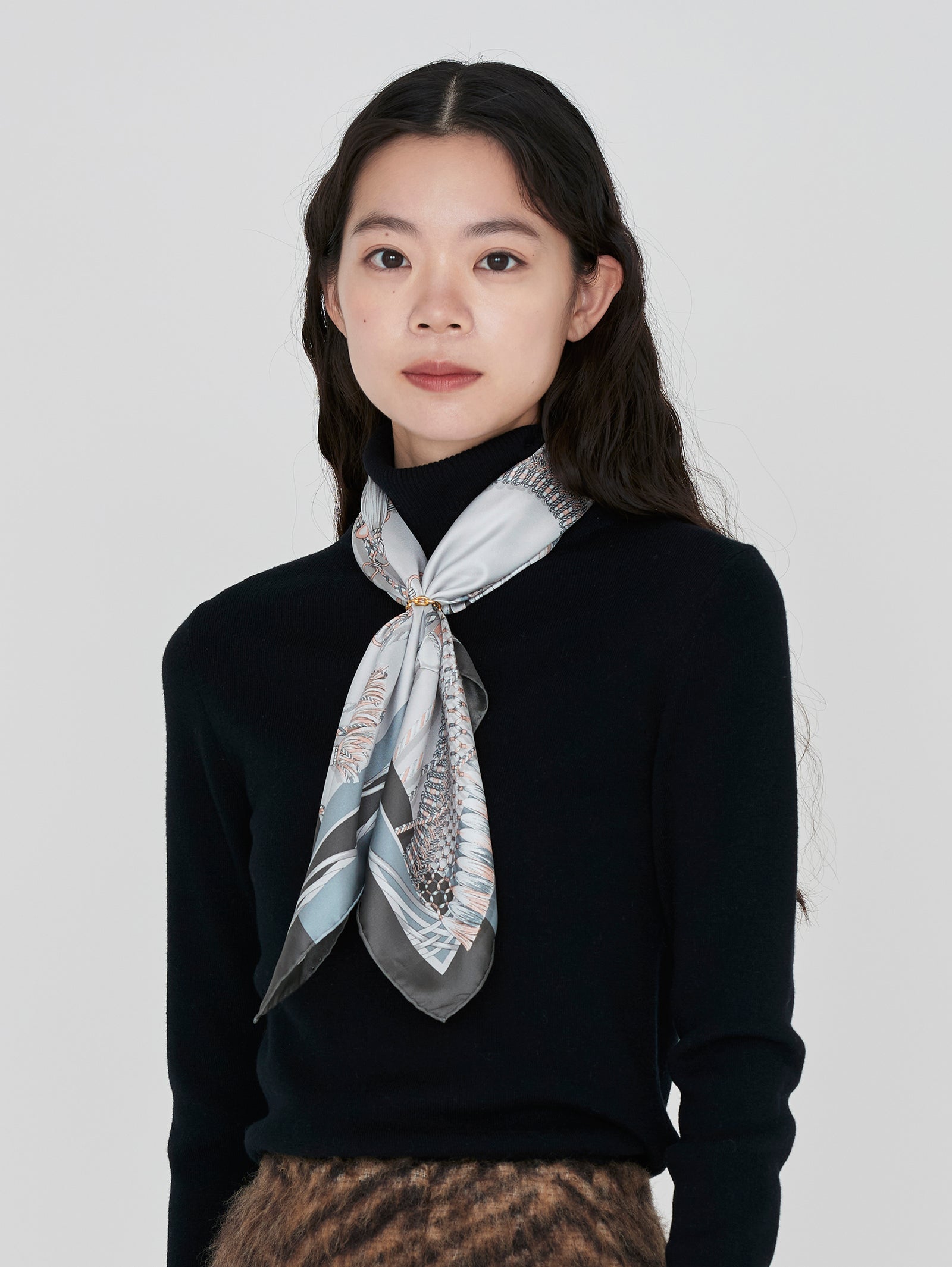 シルクスカーフ65＞ヴィヴァーチェタッセル – manipuri