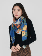 &lt;Wool Silk Stole Herringbone Weave 120&gt; Antique Recipe