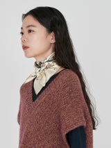 ＜シルクスカーフ65＞ボタニカル