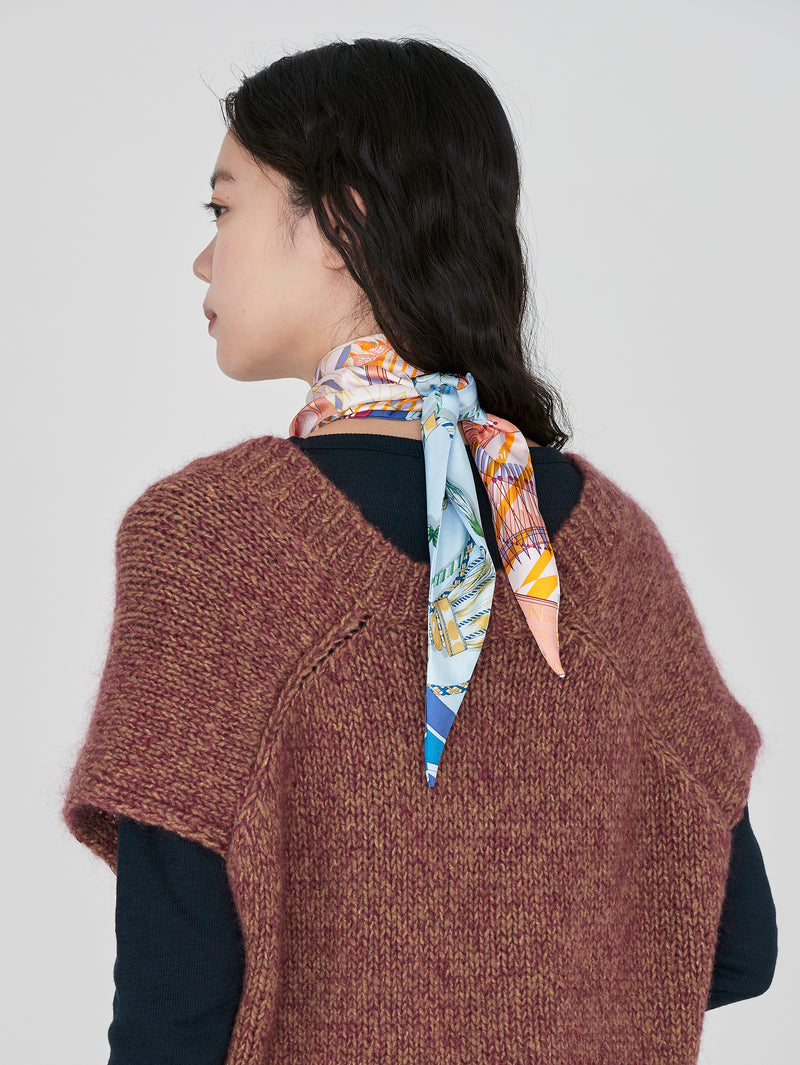 DIAMOND SCARF / COLLAGE DAHLIA RONDO