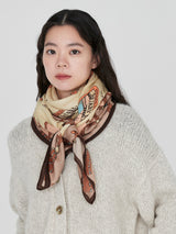 &lt;Wool Silk Stole Herringbone Weave 120&gt; Tarot