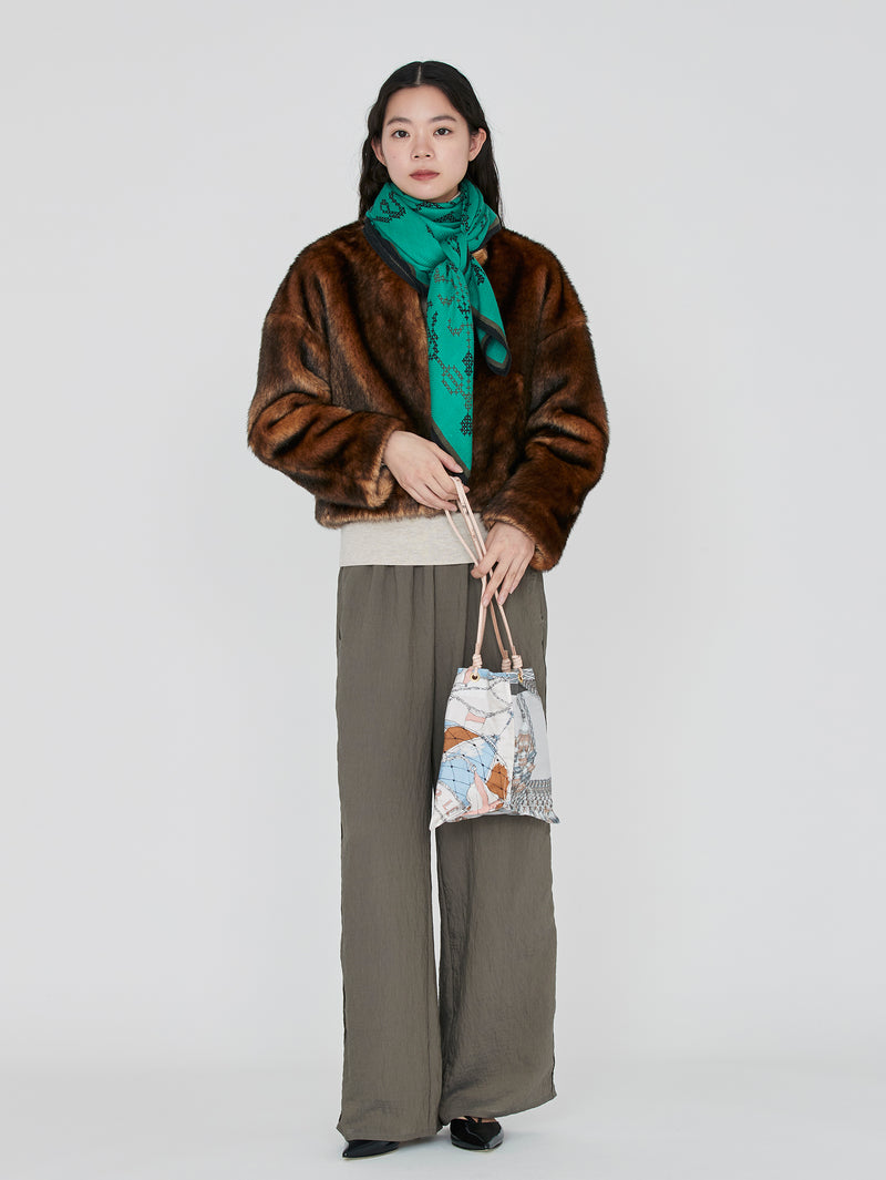 REVERSIBLE PRINT TOTE BAG S / MONTGOLFIER BALLOON