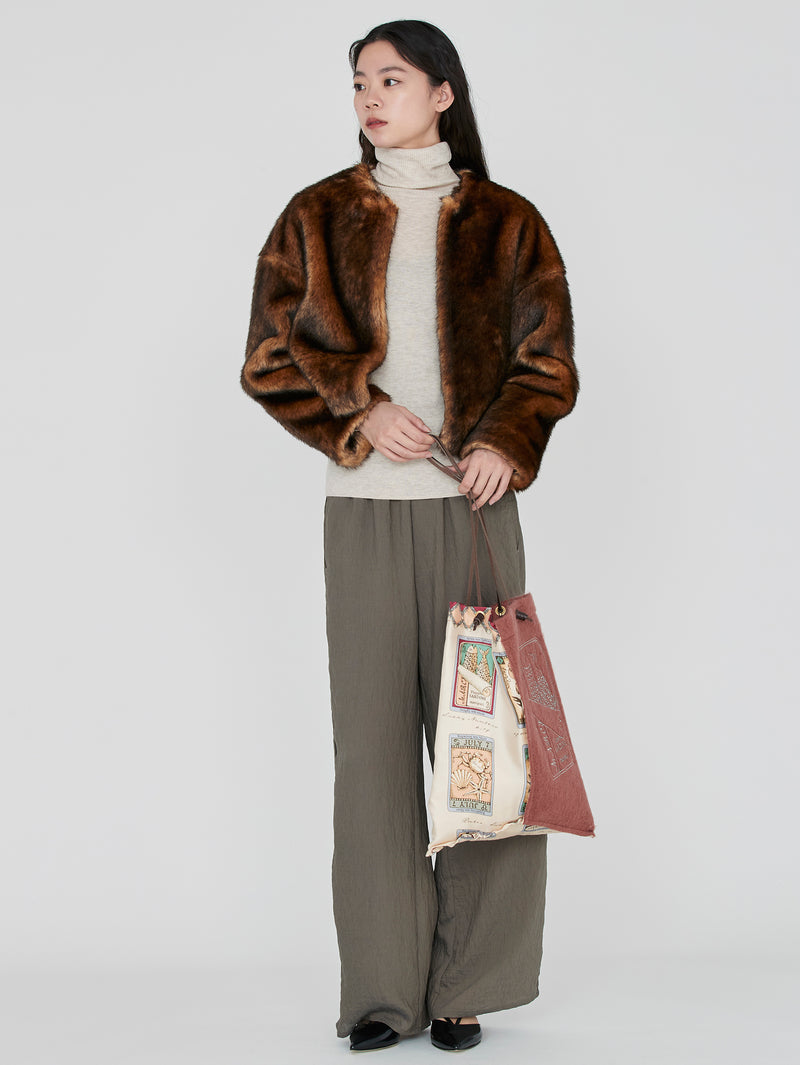 ＜刺繍プリントトートバッグL＞タロット