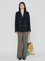 REVERSIBLE PRINT TOTE BAG L / JOCKY