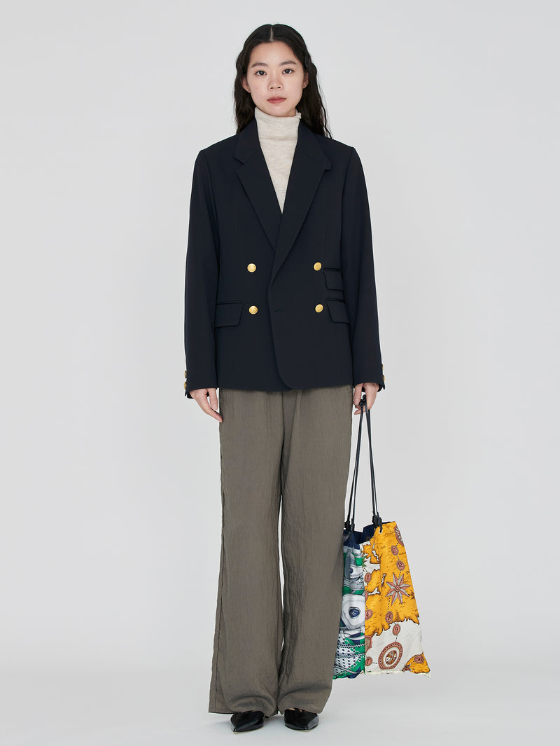 REVERSIBLE PRINT TOTE BAG L / JOCKY