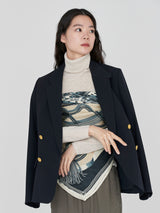 ＜ウールシルクストールヘリンボーン織120＞ジョッキー