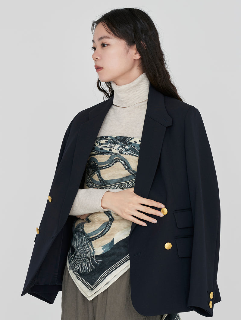 ＜ウールシルクストールヘリンボーン織120＞ジョッキー