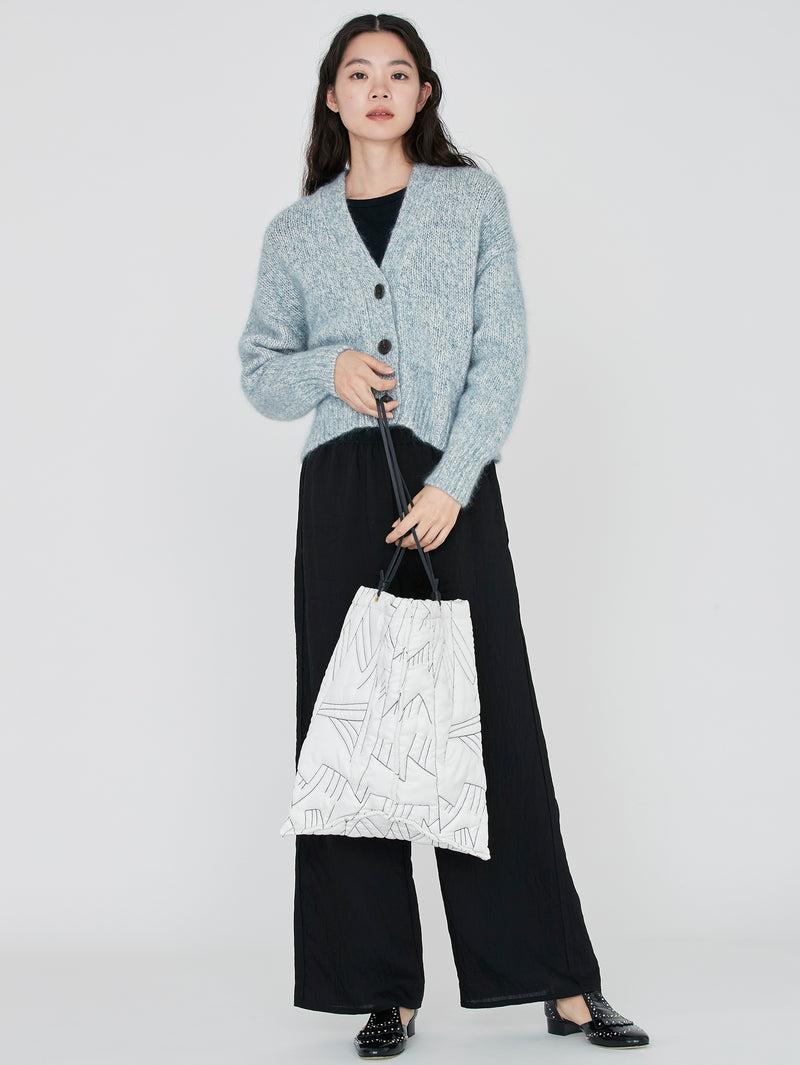 QUILTED TOTE BAG L / TAPA