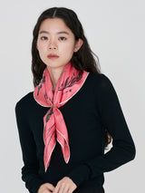 ＜シルクスカーフ65＞ボタニカル